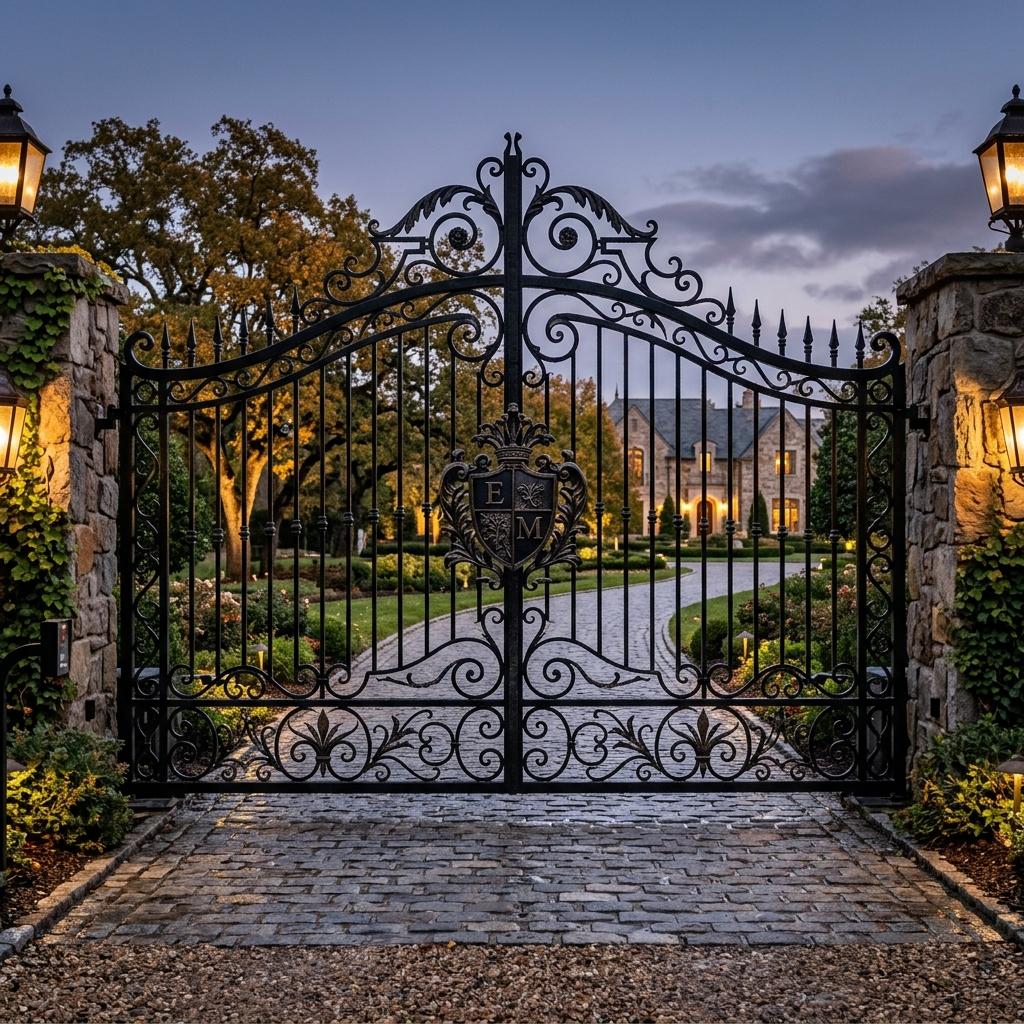 Custom Wrought Iron Gate