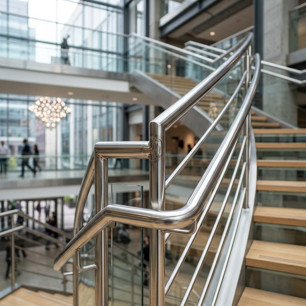 Stainless Steel Staircase Railing